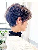 40代50代60代くびれ愛されショート小顔グレージュカラー