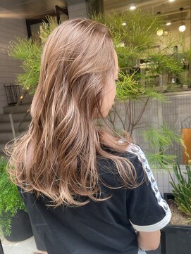 シェル(SHEL+L) 極細ハイライト♪透明感ハイライトベージュ【滝野】