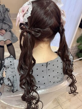 ヘアメイクアンドセットサロン リッコ(Hair make&set salon Ricco) 大優勝！ツインリボンヘア