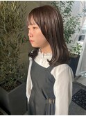 20代30代40代大人可愛いワンカール肩ラインオリーブグレージュ