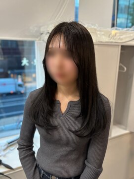 マーシュ 梅田(marshu) レイヤースタイル/ダークグレー°○