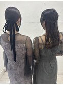 お呼ばれヘアアレンジ