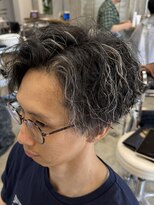 リット(lit.)&nbsp;MEN’S HAIR/サーフカール/刈り上げセンターパート/守谷