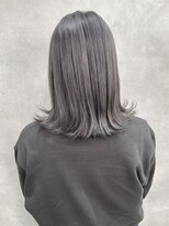 ルノン(LUNON)&nbsp;黒髪クラゲヘアーオリーブグレー小顔ココアベージュ