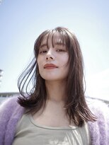 ヌヌ 渋谷 原宿 明治神宮前(nunu)&nbsp;レイヤーカットウルフカットボブグレージュオリーブべージュ