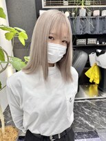 チュダック(ChuDuck)&nbsp;【天神】《ミルクティー》ハイトーン/ダブルカラー/ケアブリーチ