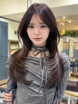 コート 表参道(Cote)&nbsp;美髪レイヤーカット/顔まわりレイヤー/韓国ヘア/ハッシュカット