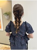 編みおろしアレンジ