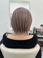 アイトーキョーエス 渋谷(AI TOKYO S)&nbsp;ミルクティーブロンド/ダークブルー/デジタルパーマ/渋谷