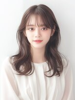 アーダーヘアサロン 森田店(ADER HAIR SALON)&nbsp;大人可愛いミルクティベージュひし形小顔レイヤー