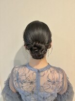 フェリーチェ 六本木店(Felice)&nbsp;ツヤ感シニヨン 上品 アップスタイル 参列 お呼ばれ  和装