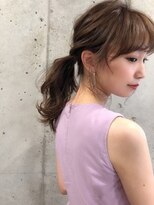 ヘアーアンドメイク ファット(Hair&Make PHAT) ゆるふわルーズポニーテールアレンジ結婚式二次会20代30代