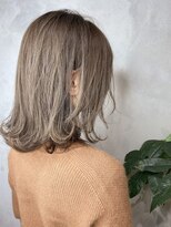 サンヘアアンドメイク(Sa N. HAIR MAKE)&nbsp;ベージュミディアムボブ