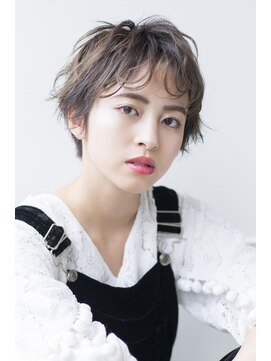 エアー 福岡(AIR) 【air-FUKUOKA】大人かわいい外はねショートボブ