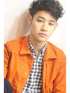 ブークル(boucle) 外国人風刈り上げツーブロックパーマスタイル