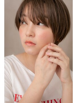 カバーヘア ブリス 上尾西口店(COVER HAIR bliss) 大人可愛いフォギーベージュマッシュショートZ上尾10代20代30代