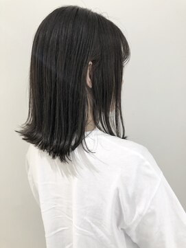 ネイヴィル(navile) 艶外ハネボブ×ダークグレージュ