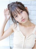 おくれ毛美髪前髪カットロング顔周りレイヤー_27892