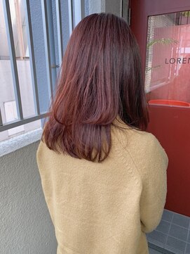 ローレンジウ(LOREN JU) 透明感髪質改善ベージュダブルカラーミルクティーグレージュ