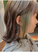 外ハネボブ×イヤリングカラー【岩本大樹】