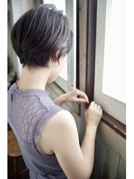 グランアージュ 池袋東口店(grandage) 美シルエット×くびれ/前下り/暗めマロンベージュ/ショートボブ