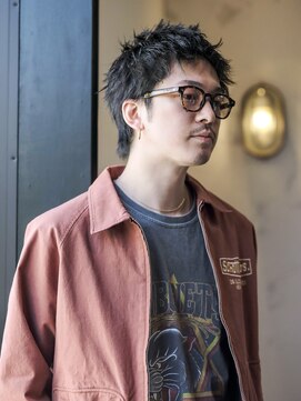 エムスラッシュ 新百合ヶ丘(M.SLASH) アップバング/韓国マッシュ/黒髪/束感ショート/新百合ヶ丘