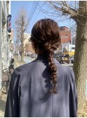 【新潟/ヘアセット/編みおろし】学割U24も人気