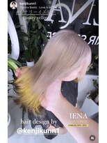 イエナ 渋谷(IENA)&nbsp;ホワイトベージュ×イエロー