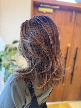 ヘアーシー(HAIR C,) ［HAIR C shoichi］レイヤーハイライトベージュ
