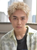 ディッセンバー 神宮前(December)&nbsp;ニュアンスパーマアッシュブラックウルフ波巻きスパイラル渋谷