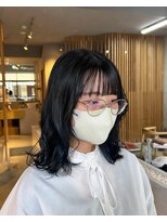 ミー(mii)&nbsp;【mii】ネイビー/ブルーブラック/グラデーションカラー