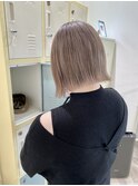 ミルクティーカラー[長後/藤沢/ショート/ボブ/髪質改善]山崎