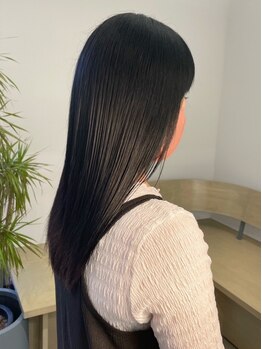 ビスチェ(Vische)の写真/様々なお悩みを改善する髪質改善ストレート◇硬すぎずナチュラルなストレートで何度も触りたくなる質感へ◎