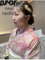 マーブルトウキョウネオリーブ(marbles tokyo neolive) タイトシニヨンアレンジ