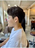MEN'SHAIRアッシュブラックベリーショートダークアッシュ