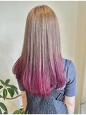 グラデーションピンク