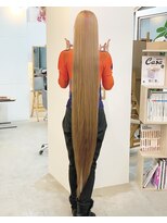 ヒビト 恵比寿 渋谷(HIBITO.)&nbsp;髪質改善カラー　アッシュベージュ　ストレートヘア　縮毛矯正