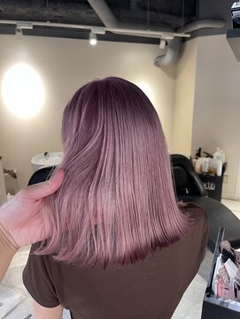 アミル(amiLe) ハイトーン/ブリーチ/ピンクラベンダー/D