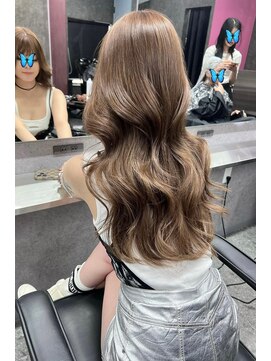 ランズ(LANDS) ベージュカラー シールエクステ60本【韓国ヘア 大阪 梅田】