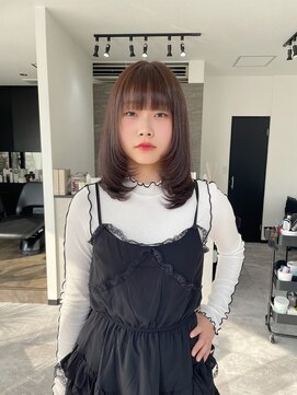 ジン(JIN) ☆ハッシュカット☆ザクザクレイヤー☆韓国レイヤー☆久留米☆