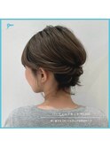 短い髪OK！フルアップお呼ばれヘア