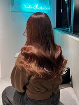 ロカリタ キョウト 河原町三条店(ROCAReTA kyoto)&nbsp;ブリーチ履歴有：オレンジ×インナー