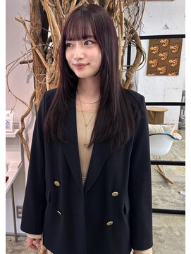 ソーソー(SoSo) ショートボブハイライトレイヤーカットヘアセット髪質改善天文館