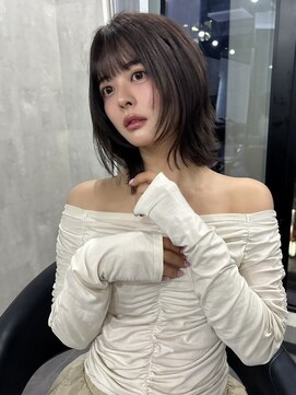 ラベル 渋谷(LAVEL) ２０代３０代お洒落☆レイヤーボブレイヤーカット髪質改善