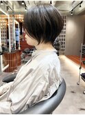 柏ショートショートボブショートカットくびれ丸みボブハイライト