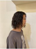 サーフカール/フェザーパーマ/刈り上げセンターパート/溝の口