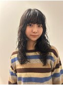 kaon　　ロングパーマ　癖毛っぽいレイヤーパーマ