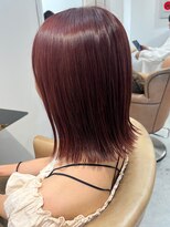 トリート 西船橋店(TREAT)&nbsp;結べる切りっぱなしボブ/カシスピンク