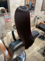 クレエ ヘアー デザイン(creer hair design)&nbsp;まとまる黒髪ロング