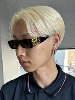アルカナ 原宿表参道(ARCANA)&nbsp;抜きっぱなしブリーチ ケアブリーチ ブロンド メンズハイトーン